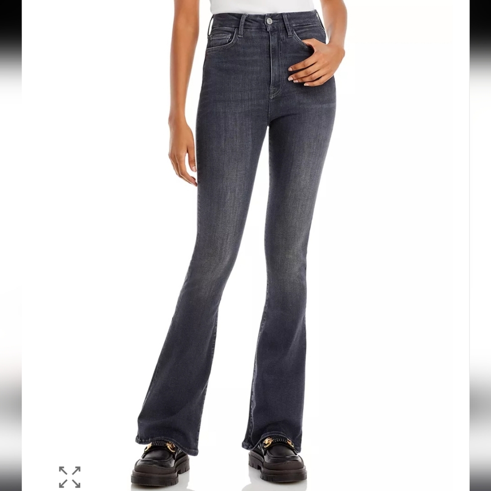 7 FOR ALL MANKIND | Women's Edelweiss Faded Ultra Hi-Rise Skinny Bootcut Jeans